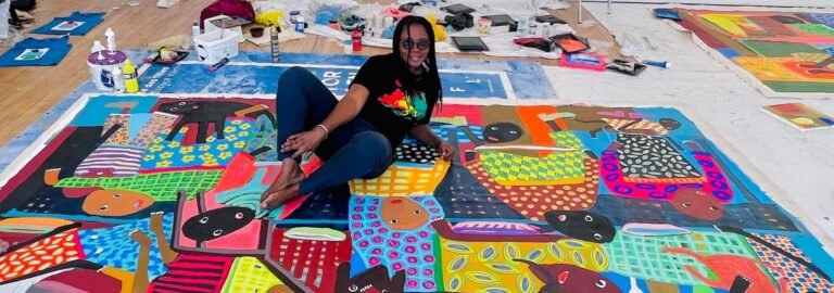 Art plastique: Adjaratou Ouédraogo vend un tableau à 27 millions de FCFA 1