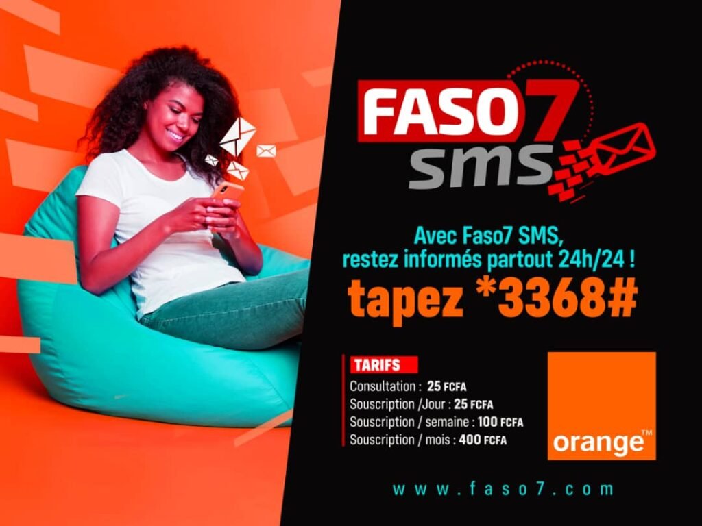 Faso7 SMS : Pour que l’info soit encore plus proche de vous ! 2