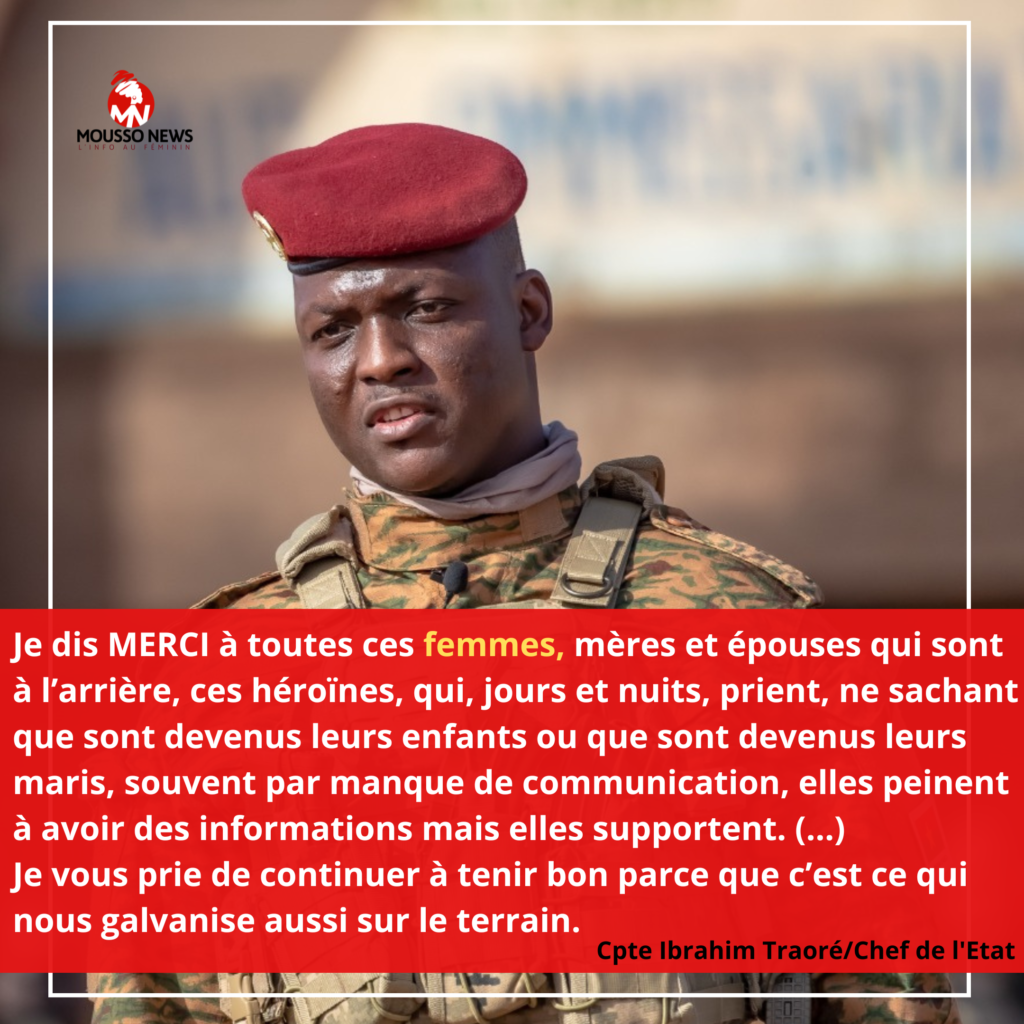 Nouvel an: Ibrahim Traoré dit MERCI aux femmes pour leur soutien 2