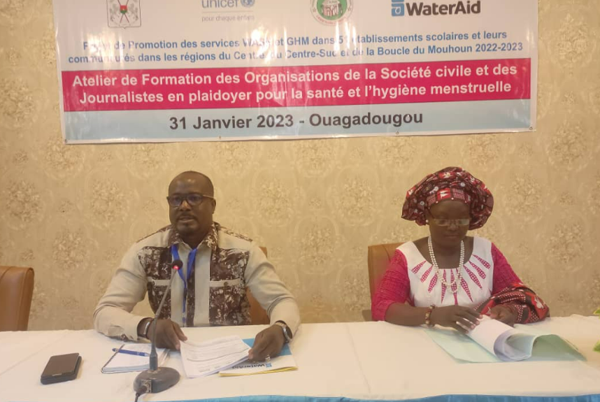 Plaidoyer sur la gestion des menstrues : WaterAid forme des journalistes et acteurs de la société civile 2