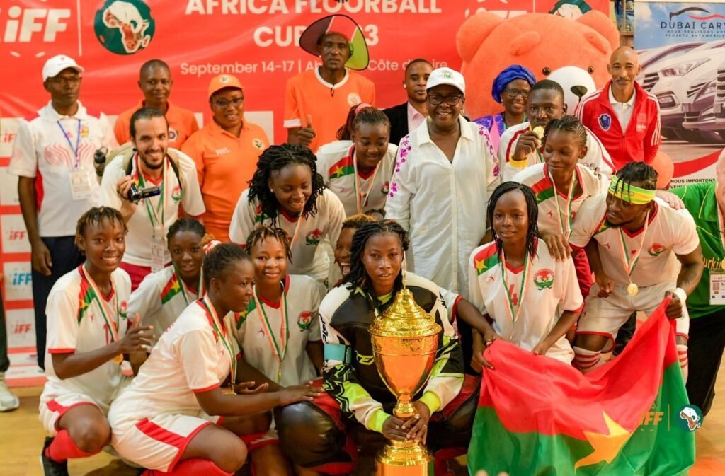 Floorball : l'équipe féminine du Burkina remporte la coupe d'Afrique 2