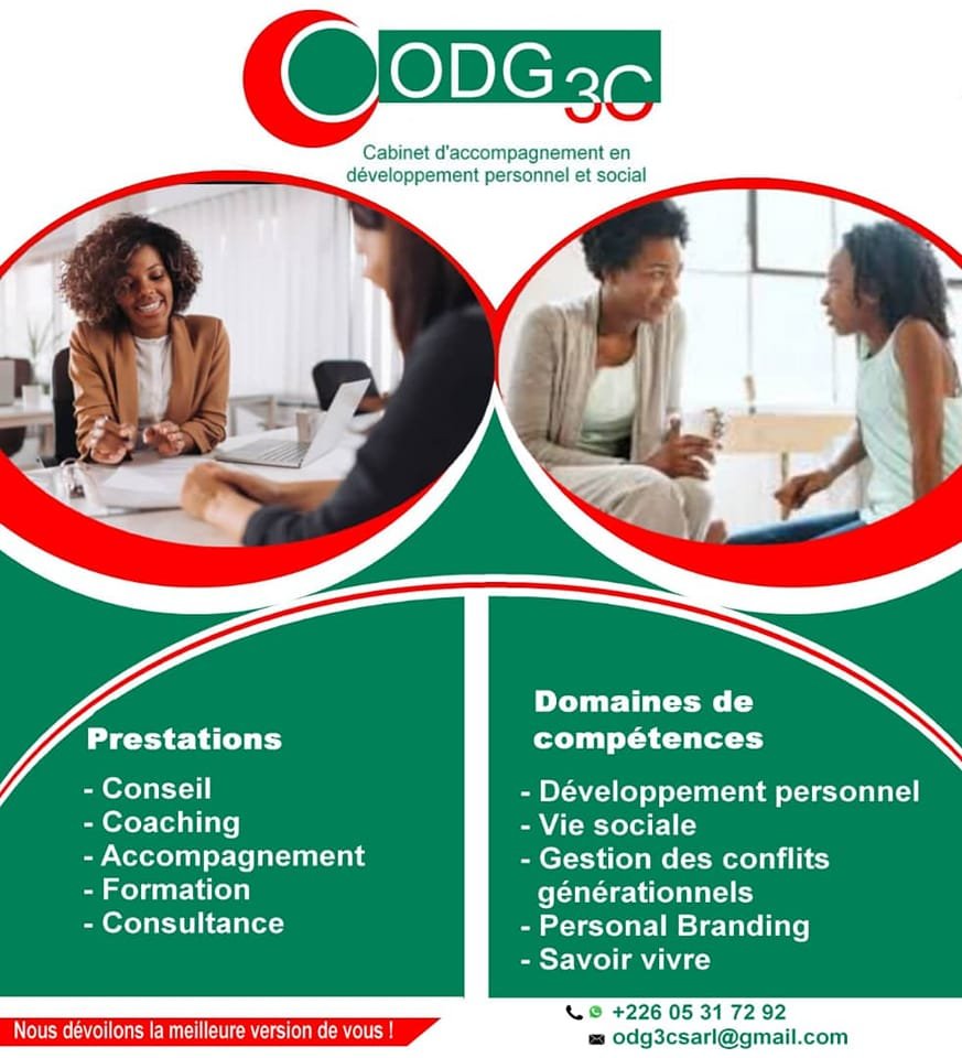 L'accompagnement en vie sociale et professionnelle : une expertise de Djénéba Guesbeogo Ouédraogo avec ODG-3C 2