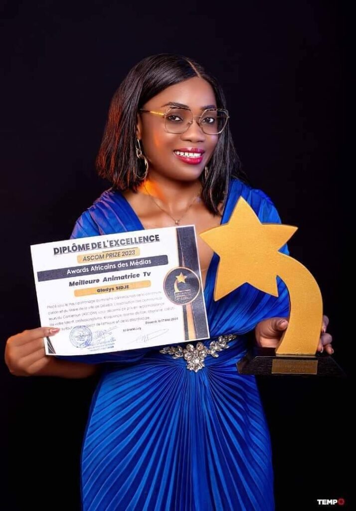 ASCOM PRIZE : Gladys Sidje, meilleure animatrice TV 2023 au Cameroun 2