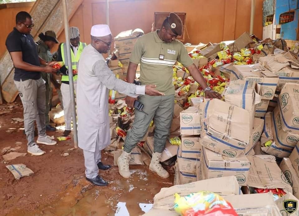 Ouagadougou : La police municipale saisit environ quatre tonnes de lait périmé 2