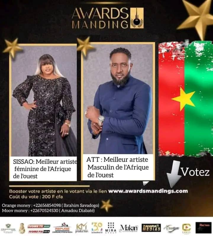 Les Awards Mandingue 2024 : Le duo ''Sissao et ATT'' représentent le Burkina 2