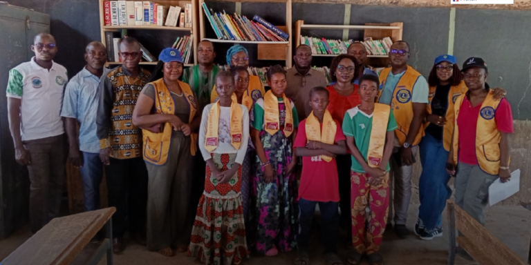 Education : Le Lion’s Club International Ouaga Rubis offre une bibliothèque à l’école primaire Sin-Yiri 5