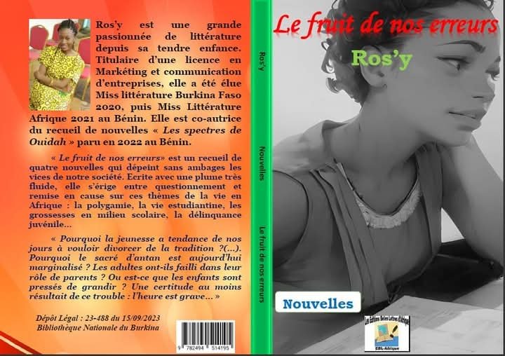 Rose Bitibaly Zerbo : Miss Littérature Afrique 2021 et grande ambassadrice de la lecture au Burkina Faso 5