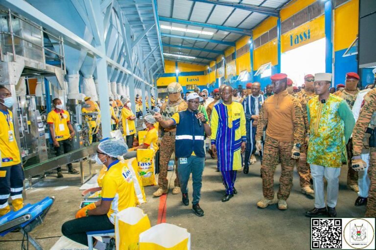 Pabré : Une usine de détergents inaugurée par le Président Ibrahim Traoré 5